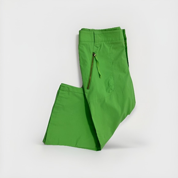Lauren Ralph Lauren Parrotc FB Lime Green Capri Pants 8 - Picture 12 of 12
